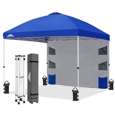 10x10 ft Pop Up Canopy Tent with Sidewall_ED100SW1 - Eagle Peak Custom Canopy Tent