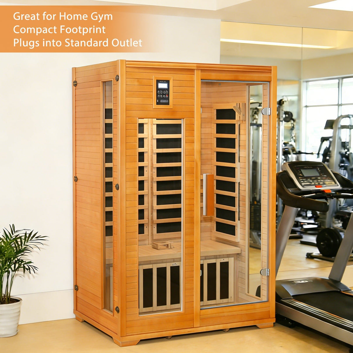 1 - 2/2 Person Low EMF Far Infrared Sauna - Eagle Peak Custom Canopy Tent