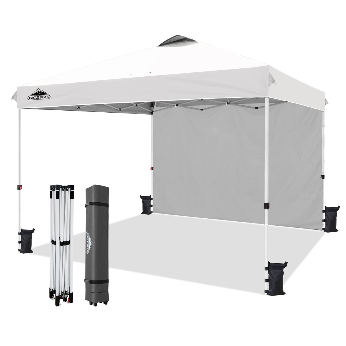 12x12 Pop Up Canopy Tent with 1 Sidewall