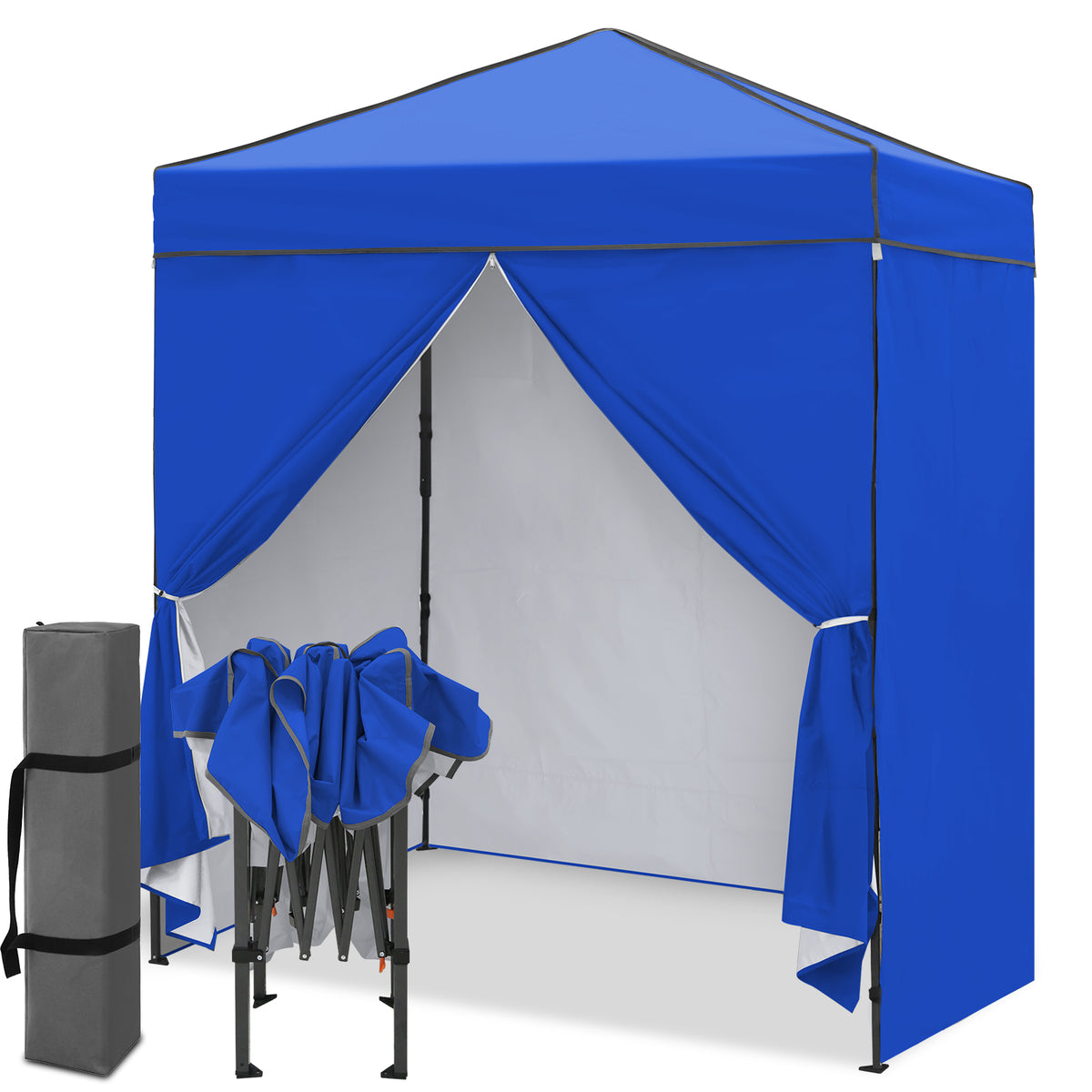 6x4 Instant Pop Up Canopy Tent with 4 Sidewalls