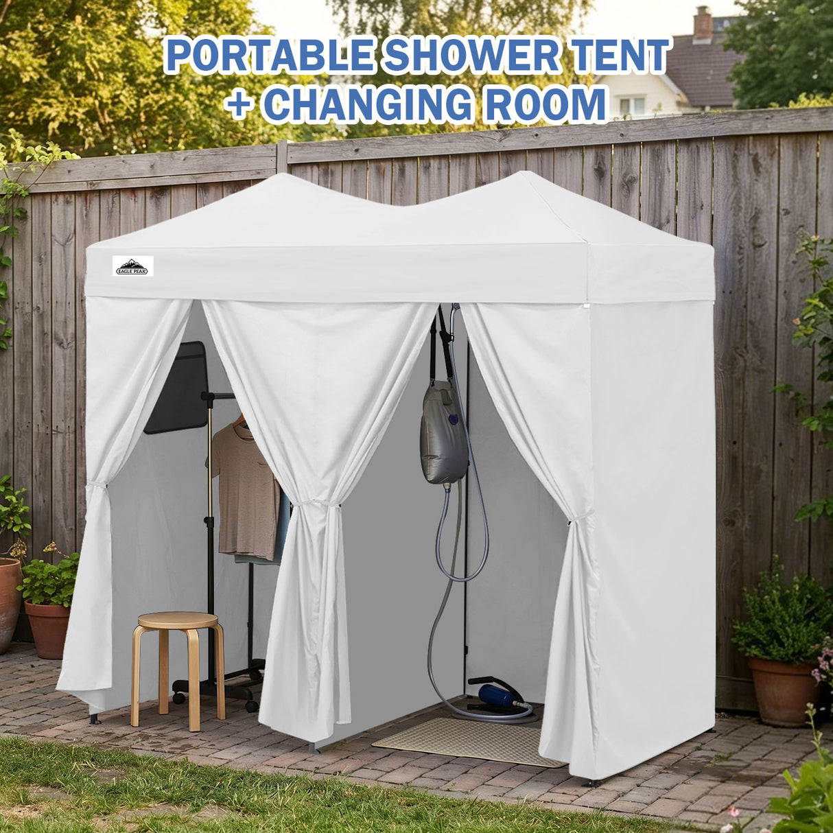 Outdoor Pop Up Changing Room 8x4 ft