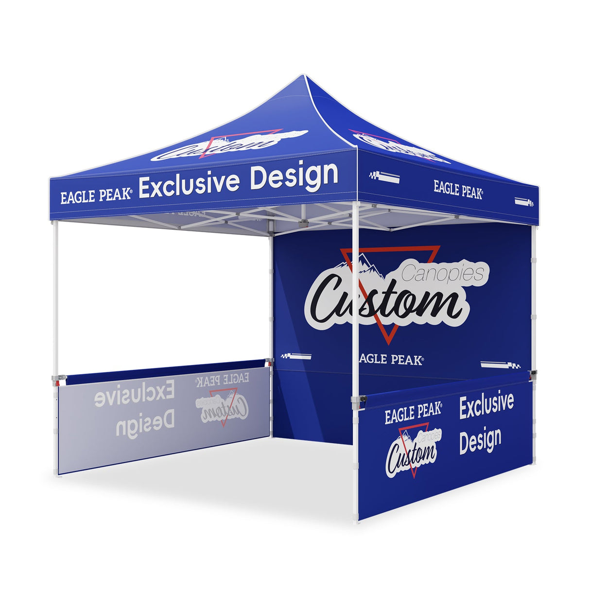 10x10 Alpine Custom Commercial Canopy High Peak Frame,CLICK TO CONFIGURE - Package Prices Start at $629.99 - Eagle Peak Custom Canopy Tent