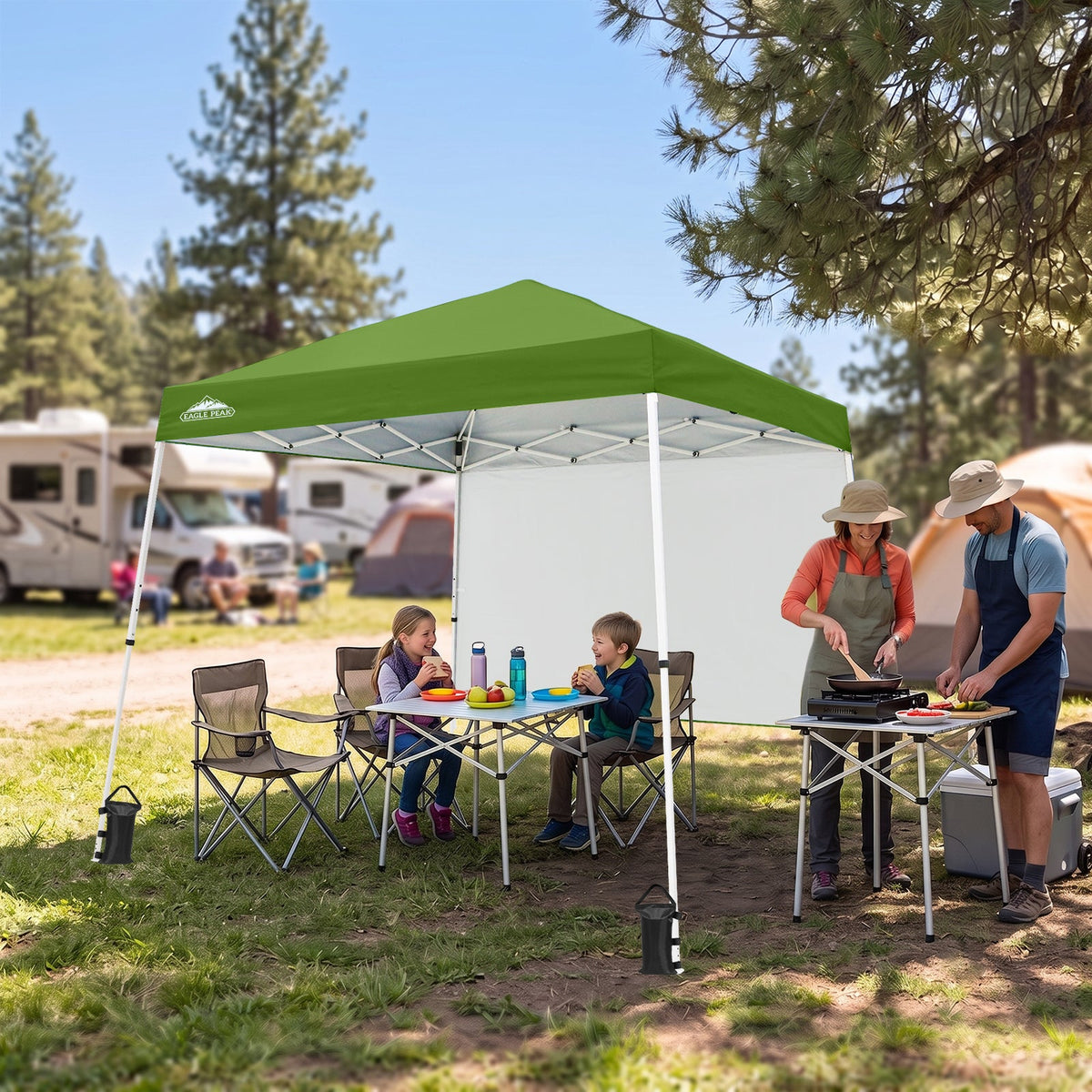 10x10 Pop Up Canopy Tent, Compact Canopy - Eagle Peak®