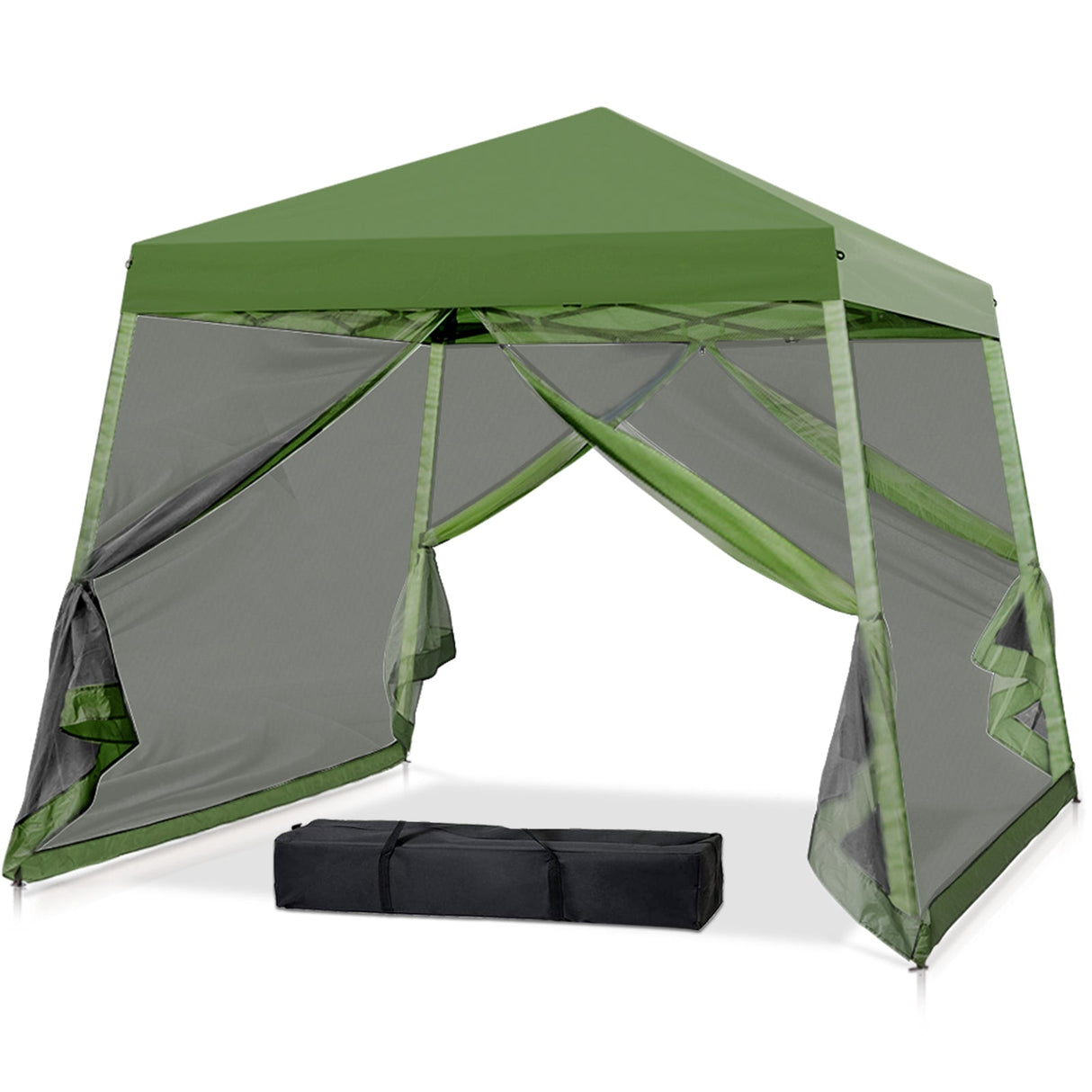 10x10 Slant Leg Easy Setup Pop Up Canopy Tent - Eagle Peak®