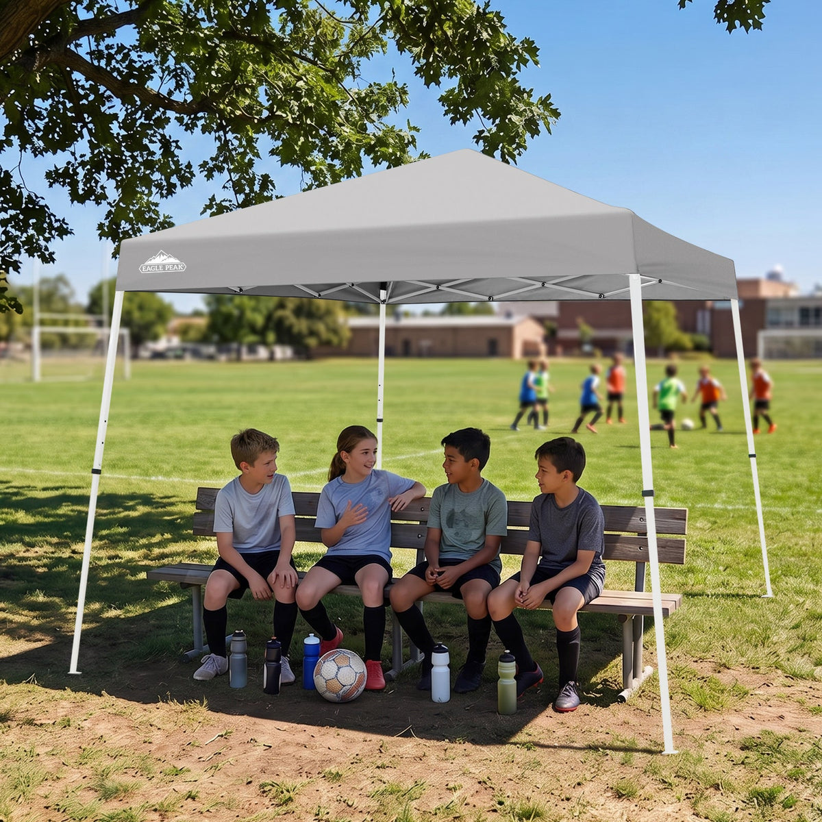 10x10 Slant Leg Pop Up Canopy Tent - Eagle Peak®
