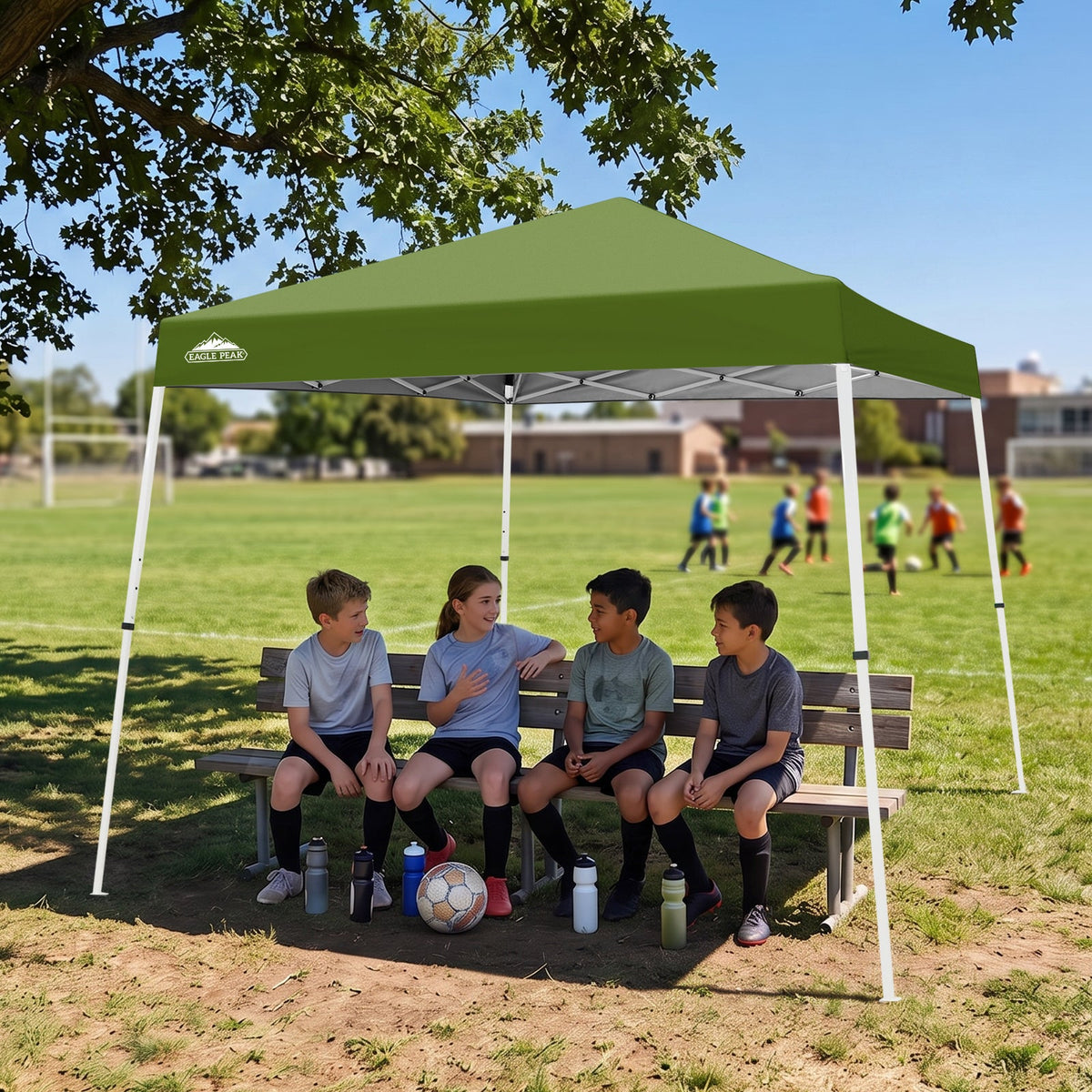 10x10 Slant Leg Pop Up Canopy Tent - Eagle Peak®