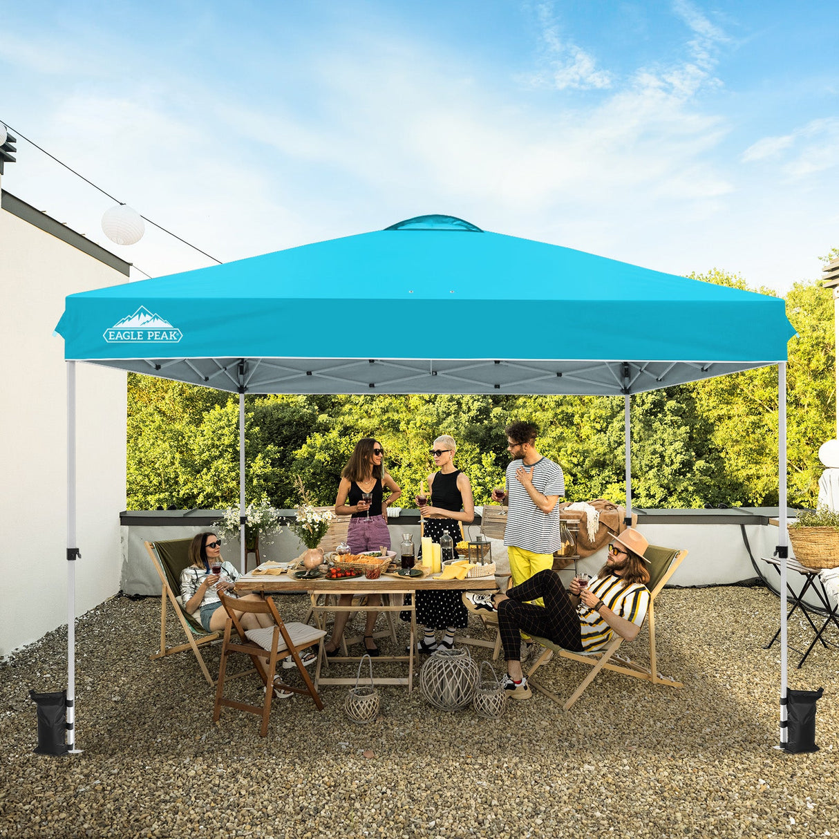 12x12 ft Pop Up Canopy Tent - Eagle Peak Custom Canopy Tent