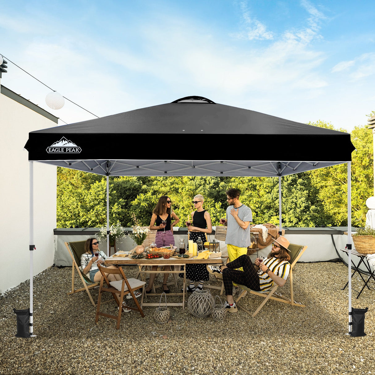 12x12 ft Pop Up Canopy Tent - Eagle Peak Custom Canopy Tent
