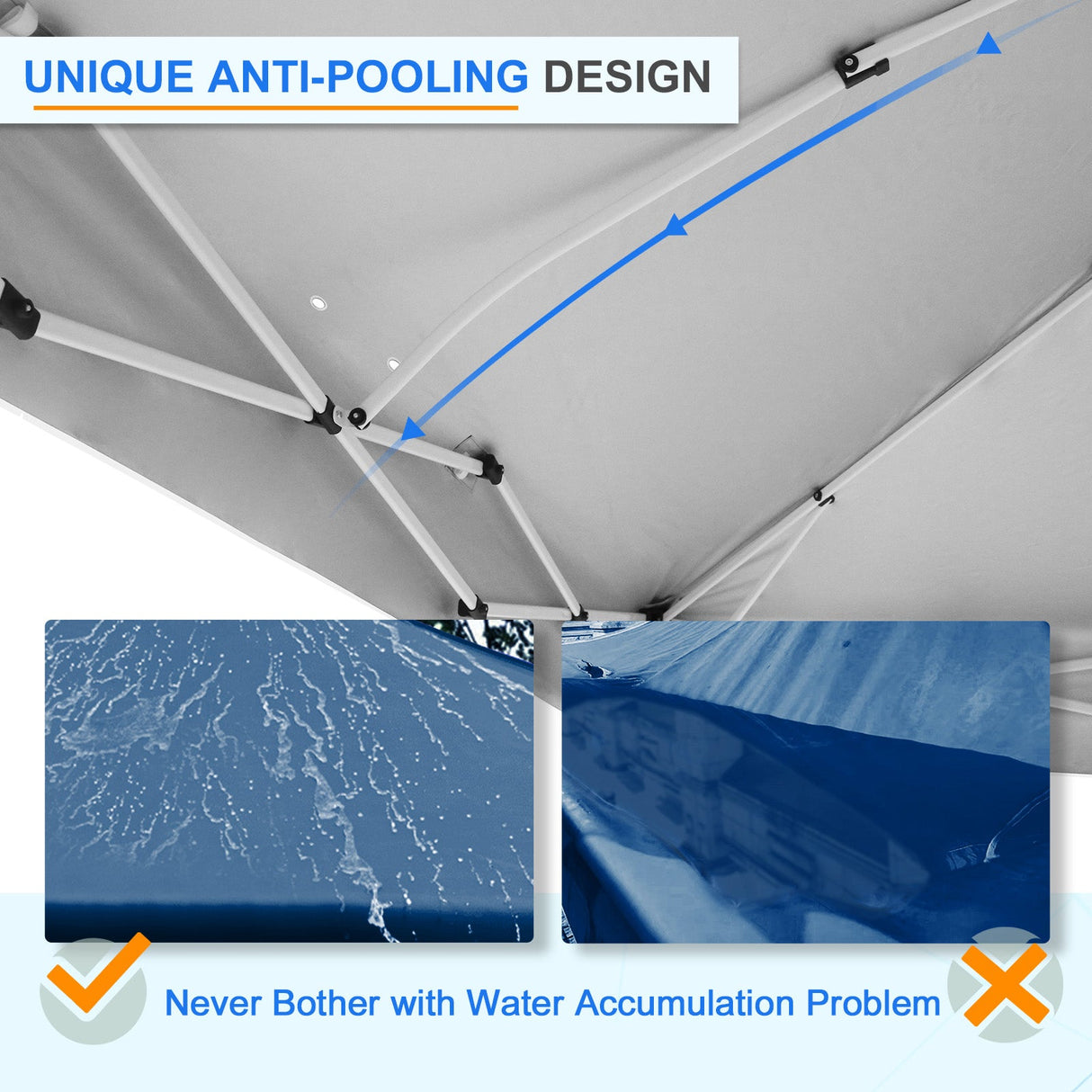 12x12 ft Pop Up Canopy Tent - Eagle Peak Custom Canopy Tent