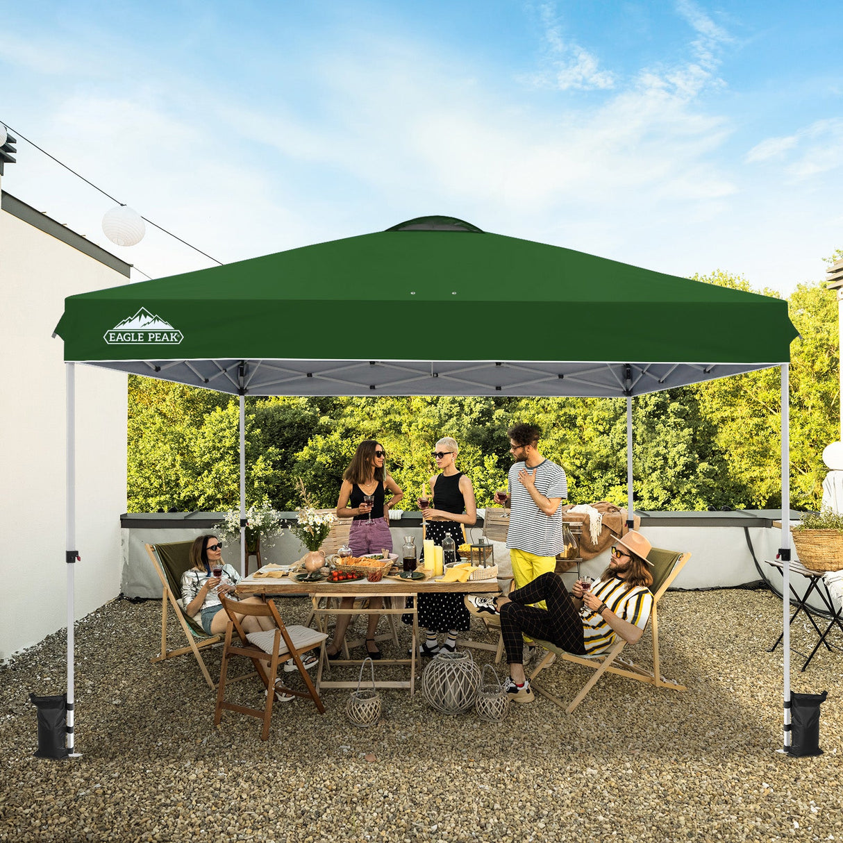12x12 ft Pop Up Canopy Tent - Eagle Peak Custom Canopy Tent