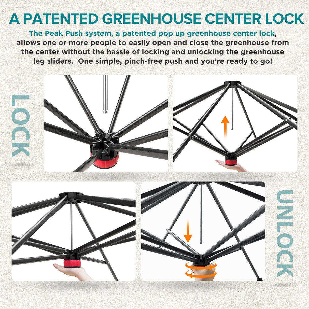 12x8 Portable Large Walk - in Pop Up Greenhouse - Eagle Peak Custom Canopy Tent