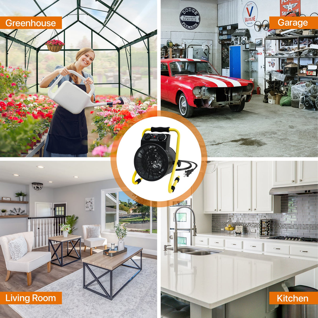 1500W Greenhouse Heater - Eagle Peak Custom Canopy Tent