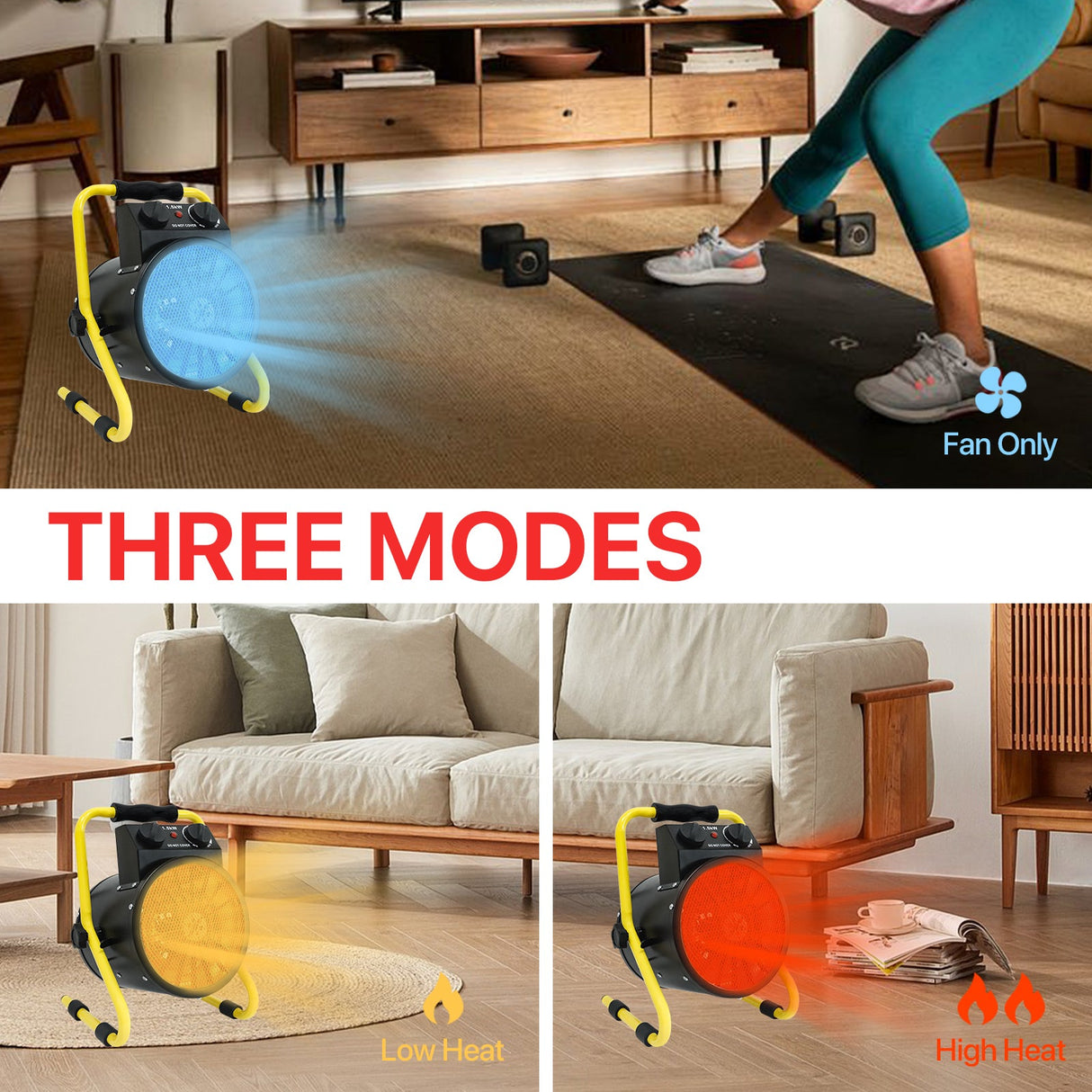 1500W Greenhouse Heater w/thermostat - Eagle Peak Custom Canopy Tent