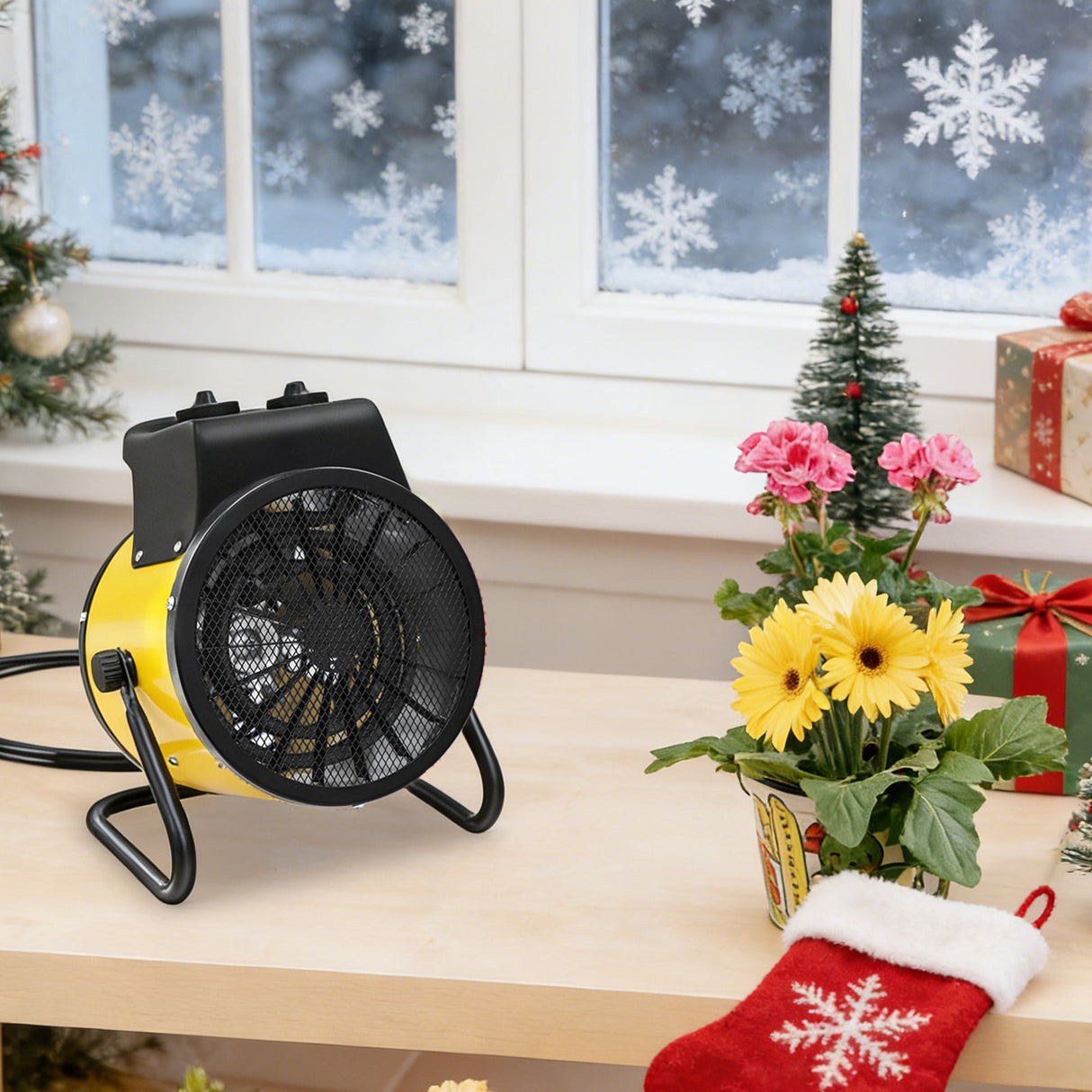 1500W Outdoor Heater, 1/2 Pack, Yellow - Eagle Peak Custom Canopy Tent