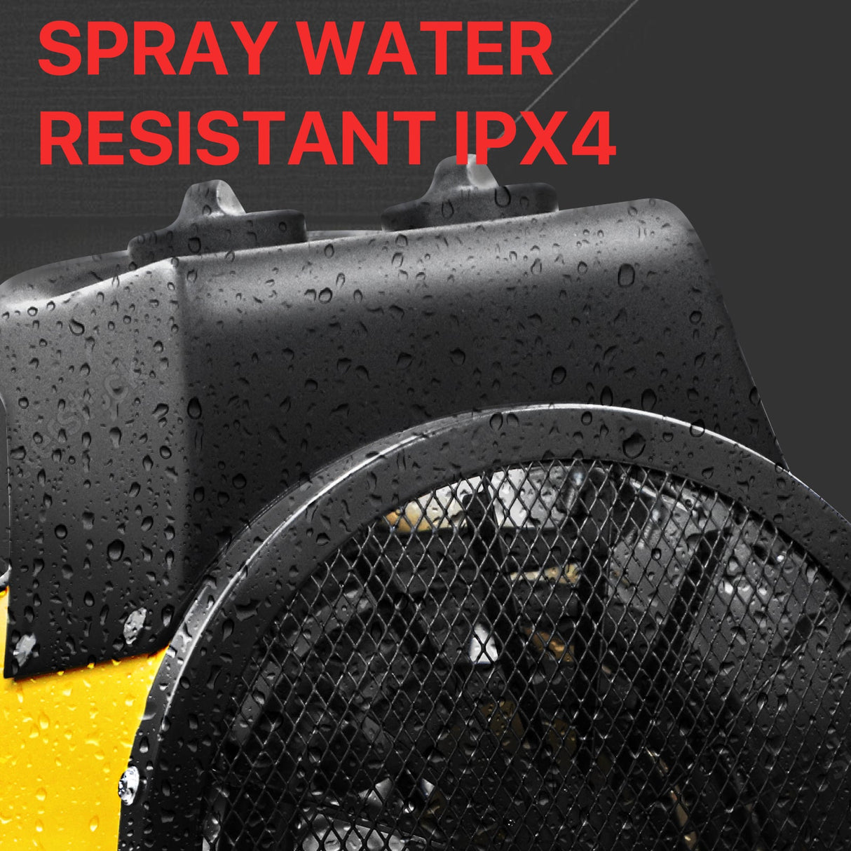 1500W Outdoor Heater with Thermostat, Yellow - Eagle Peak Custom Canopy Tent