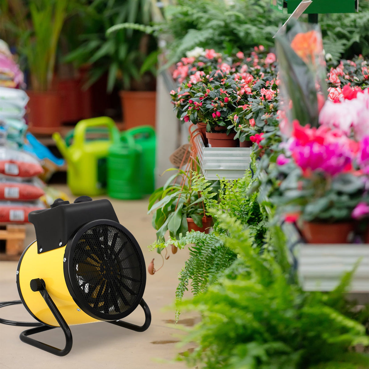 1500W Outdoor Heater,Yellow - Eagle Peak Custom Canopy Tent