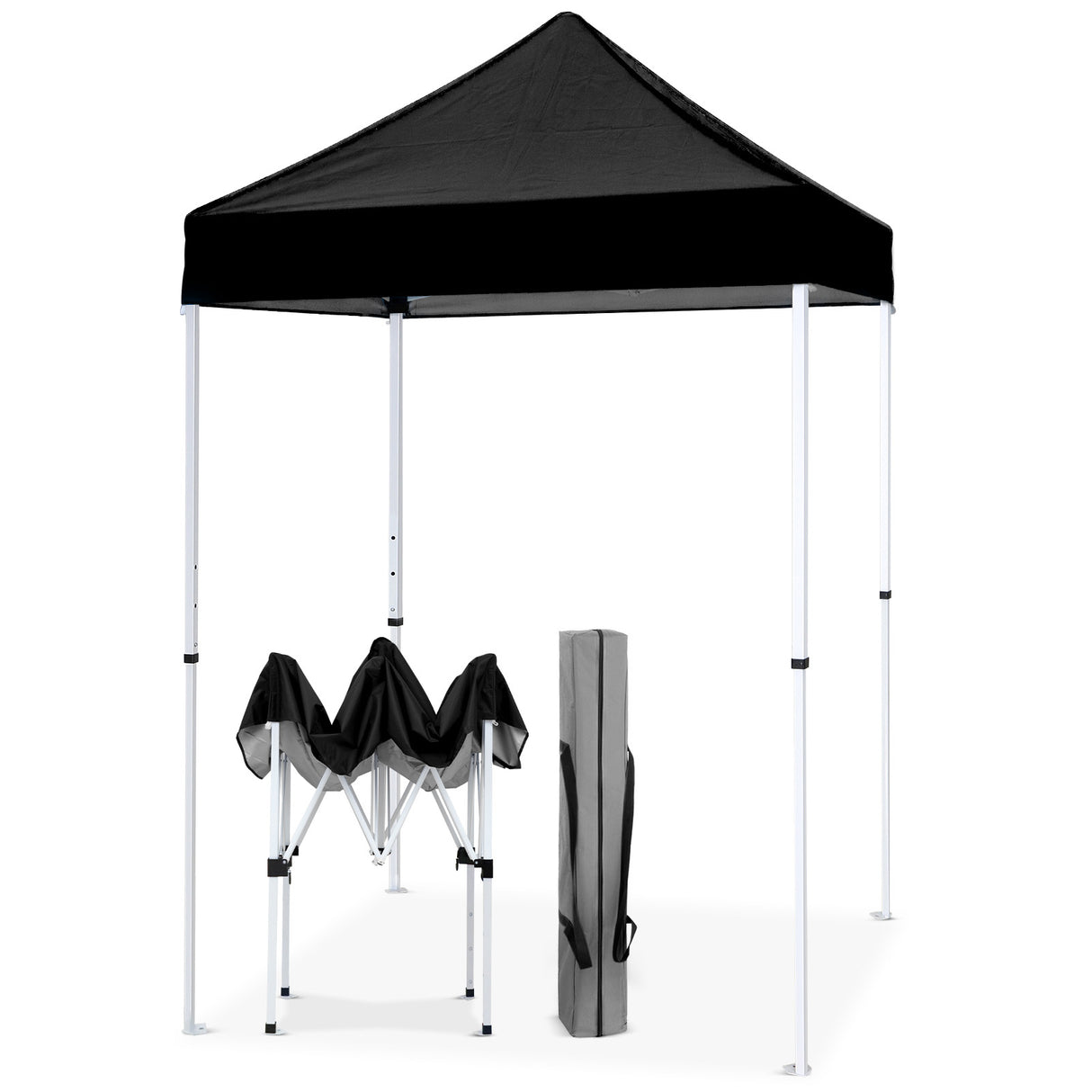 5x5 Pop Up Canopy Tent Instant Straight Leg Outdoor Canopy Easy Set-up
