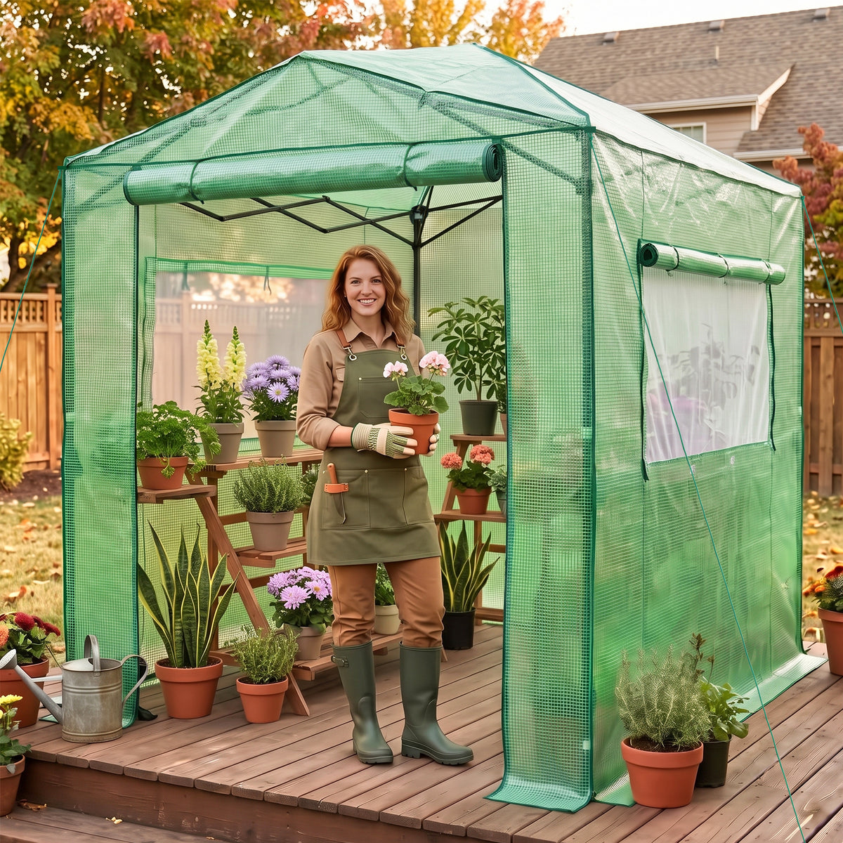 8x6 Easy Setup Pop Up Greenhouse
