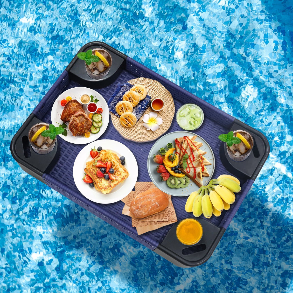 24”x24” Square/35”x24” Rectangular Floating Tray for Pool and Hot Tub - Eagle Peak Custom Canopy Tent