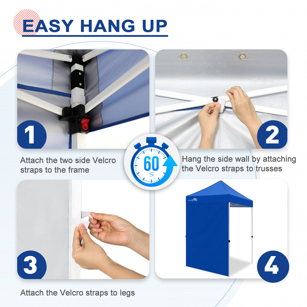 Sunwall / Sidewall for 5x5 ft Straight Leg Canopy only 1 Sidewall
