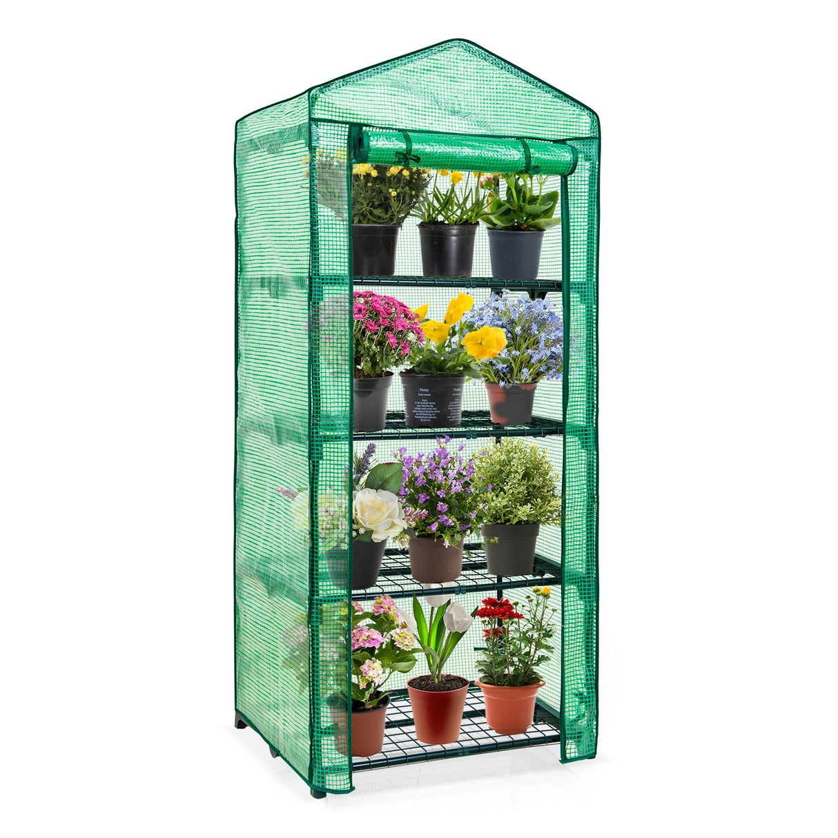 27.2"x19.3"x64.2" Mini Greenhouse with Wire Shelves - Eagle Peak Custom Canopy Tent
