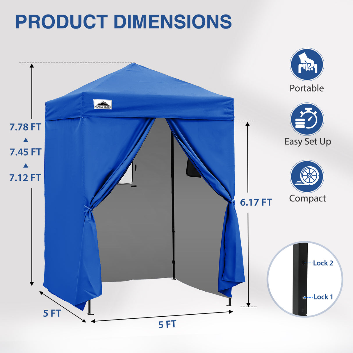 Flex Ultra Compact 5x5 Changing Room