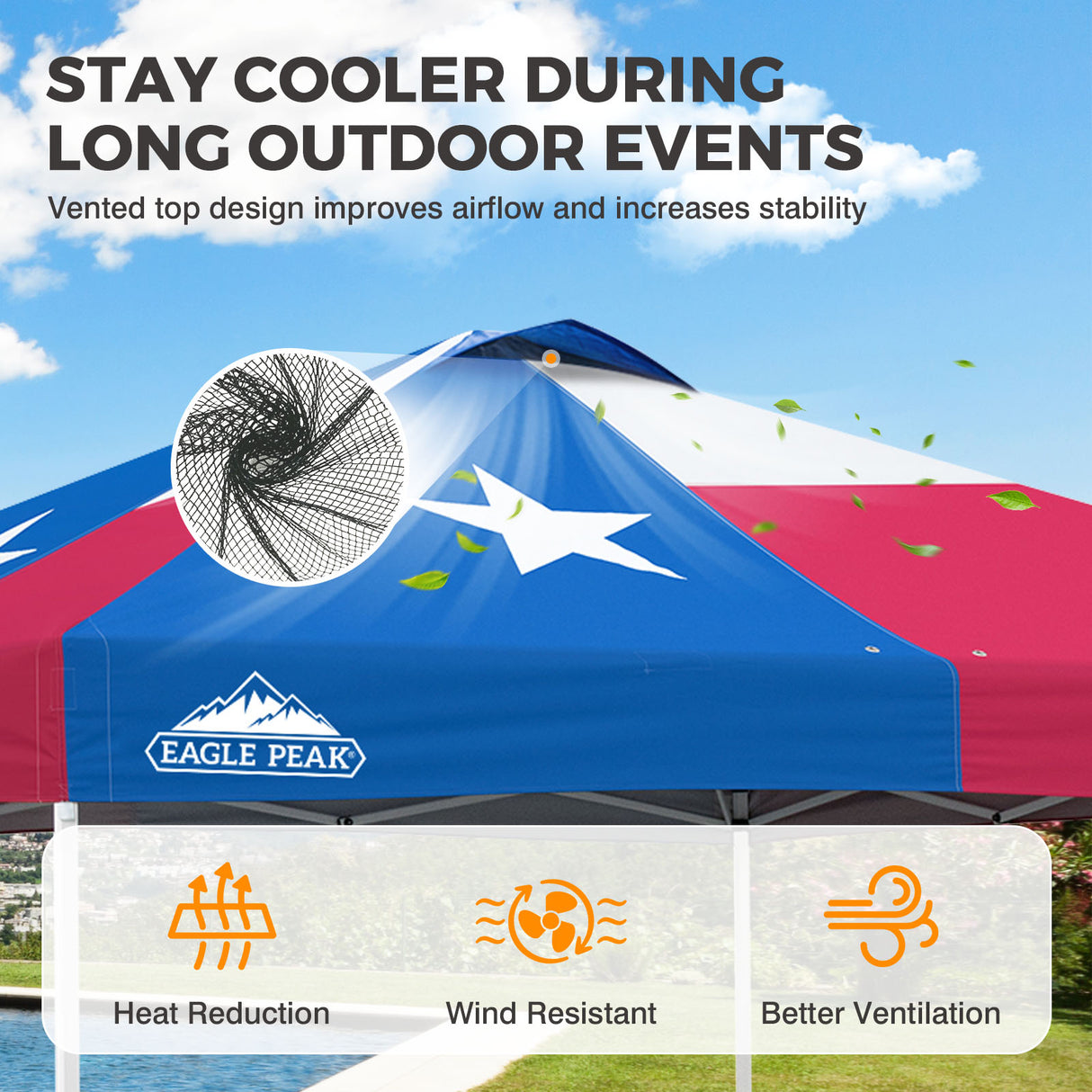 Easy Setup Straight Leg 10x10 Pop Up Canopy Tent w/ 100 sqft of Shade