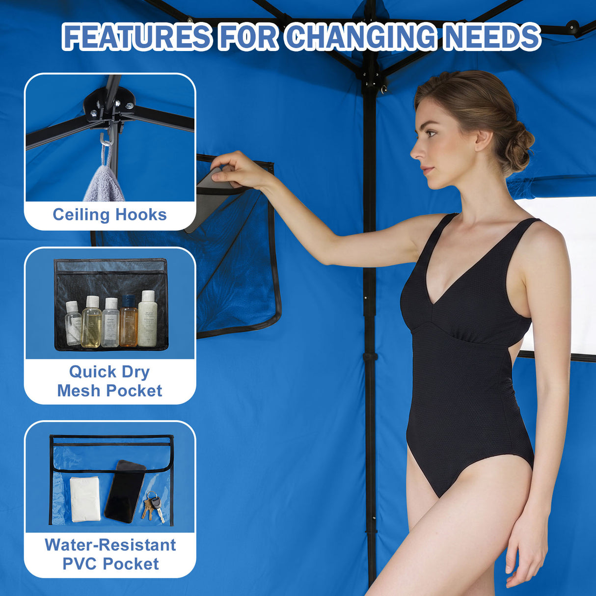 Outdoor Pop Up Changing Room 8x4 ft