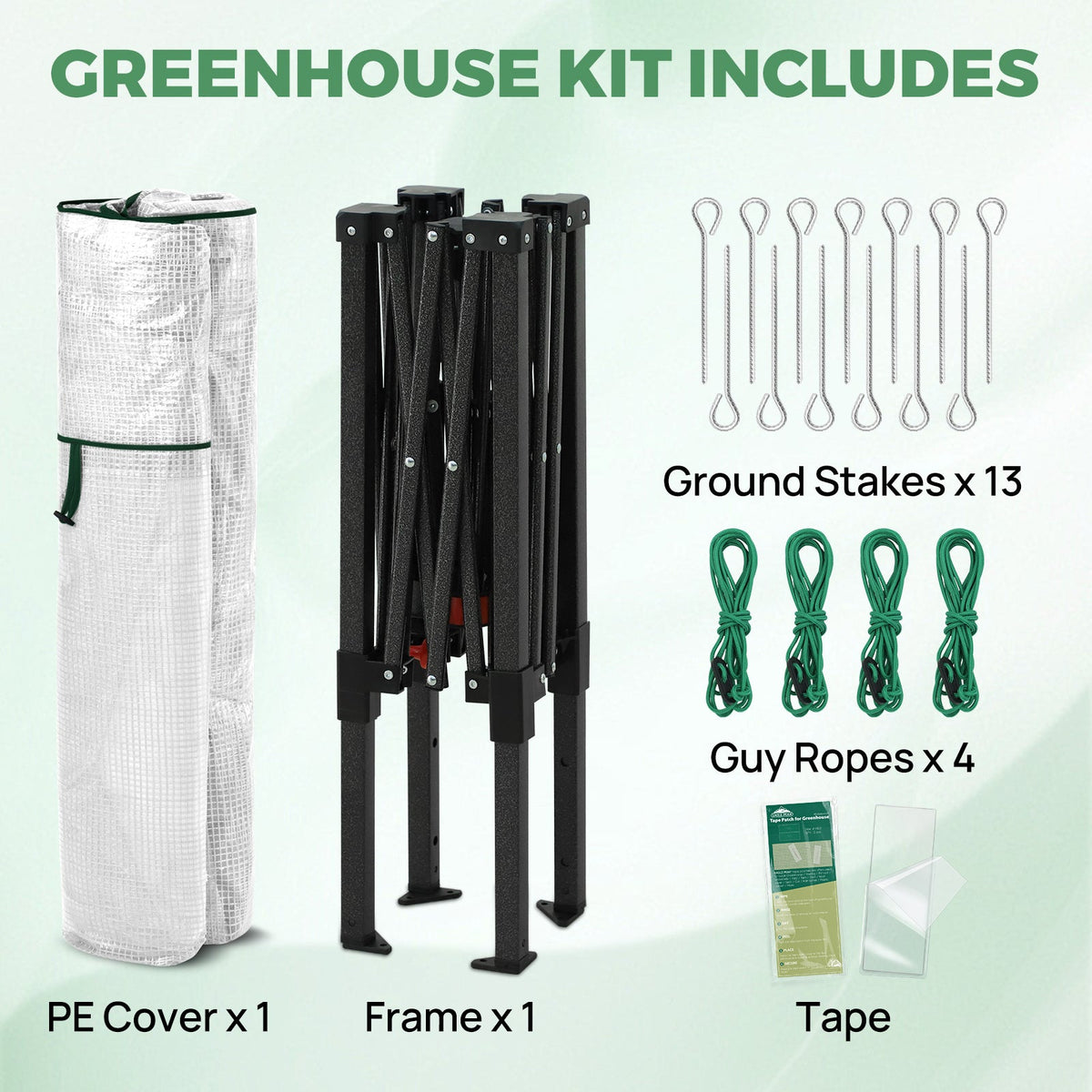 3x3 Easy Setup Small Pop Up Greenhouse - Eagle Peak®