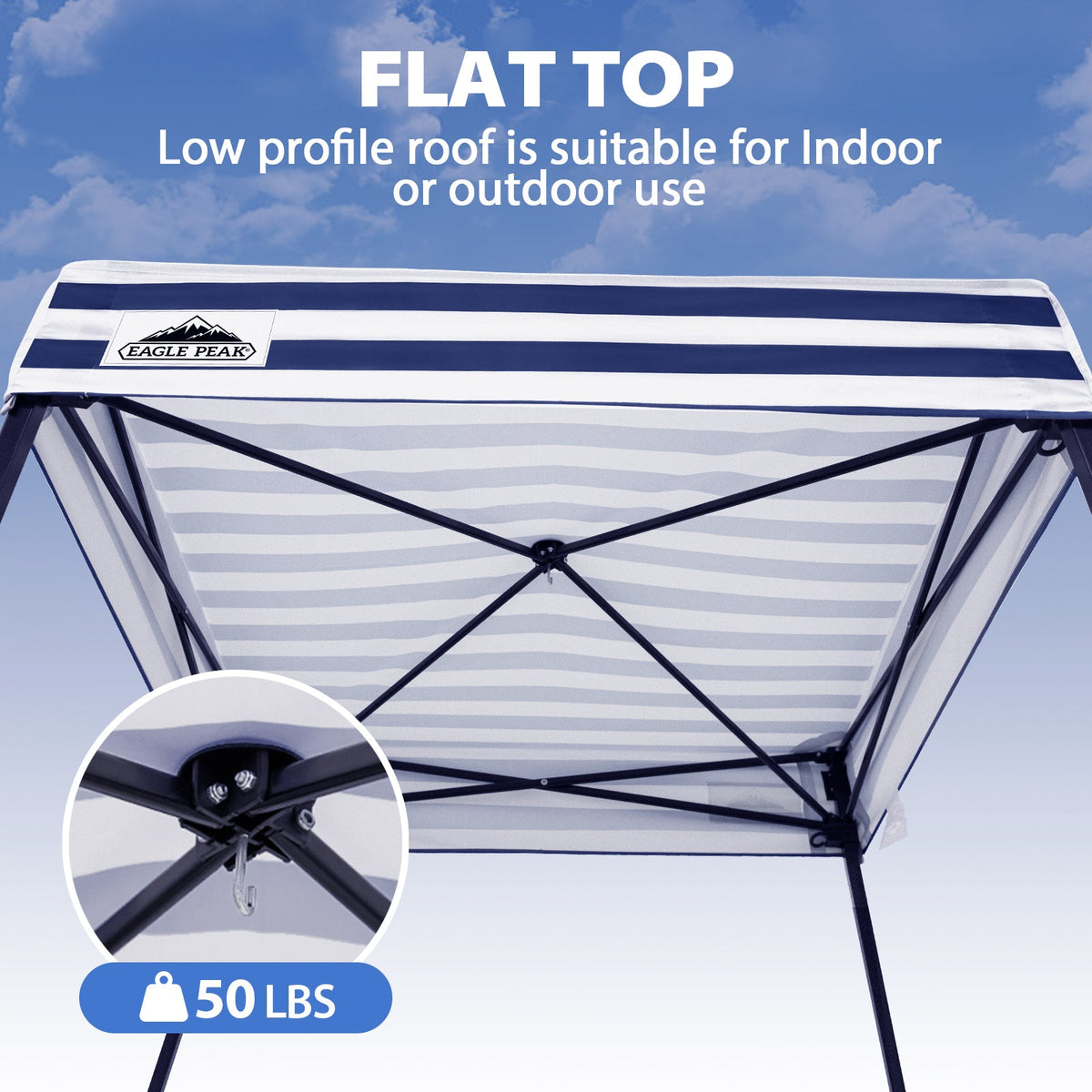 4x4 Pop Up Changing Tent, Flat Top Changing Room - Eagle Peak®