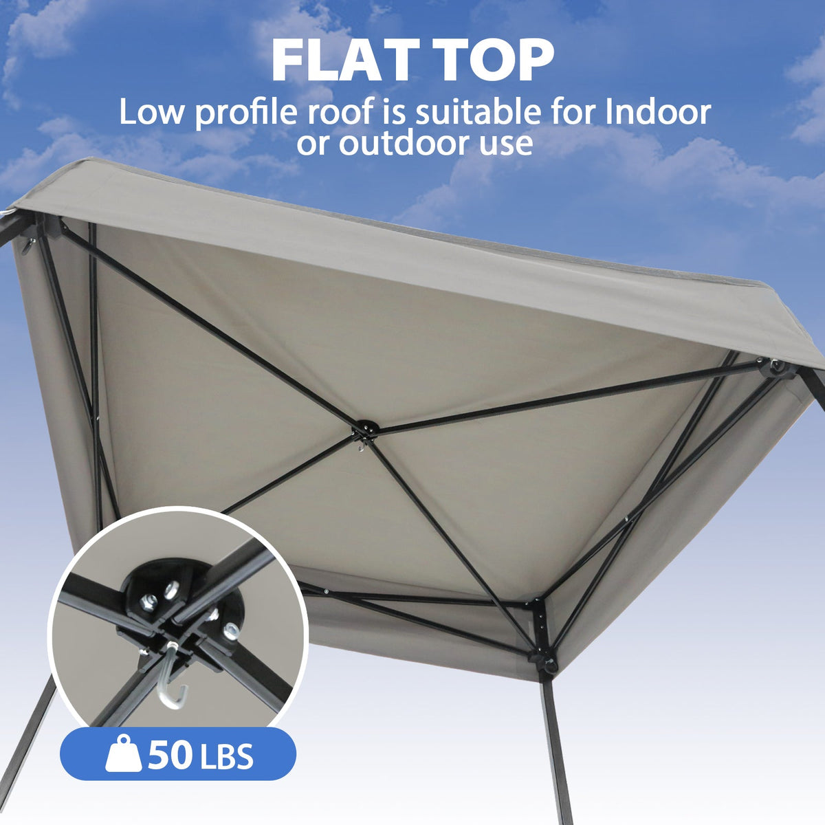 4x4 Pop Up Changing Tent, Flat Top Changing Room - Eagle Peak®