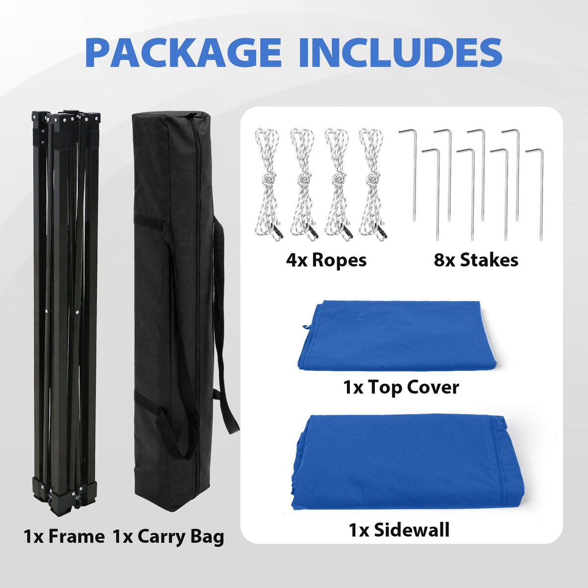 4x4 Pop Up Changing Tent, Flat Top Changing Room - Eagle Peak®