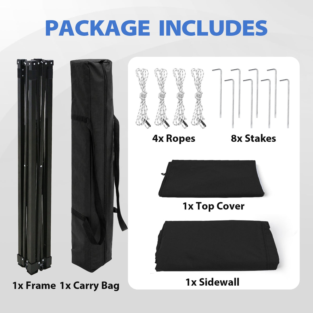 4x4 Pop Up Changing Tent, Flat Top Changing Room - Eagle Peak®