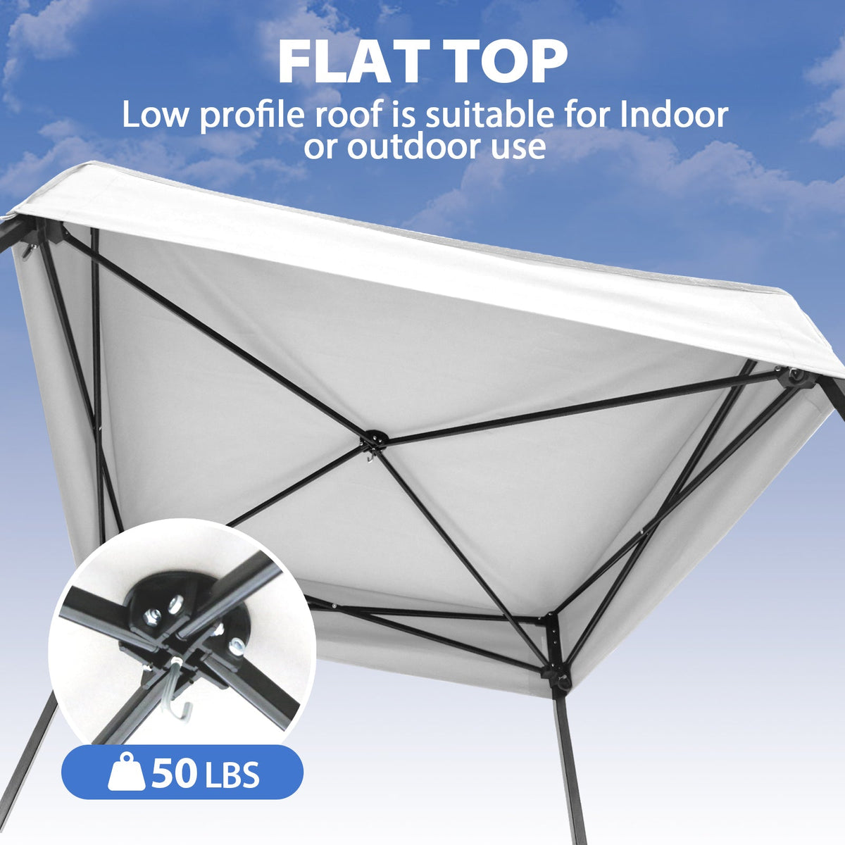 4x4 Pop Up Changing Tent, Flat Top Changing Room - Eagle Peak®