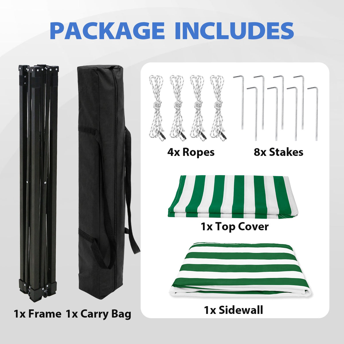 4x4 Pop Up Changing Tent, Flat Top Changing Room - Eagle Peak®
