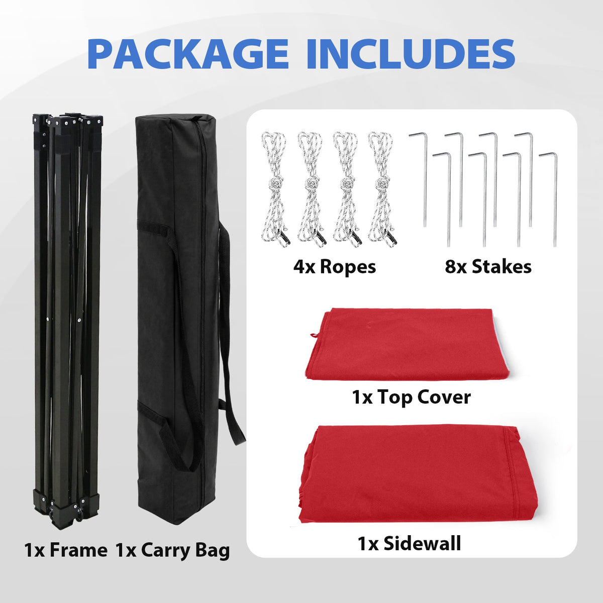 4x4 Pop Up Changing Tent, Flat Top Changing Room - Eagle Peak®