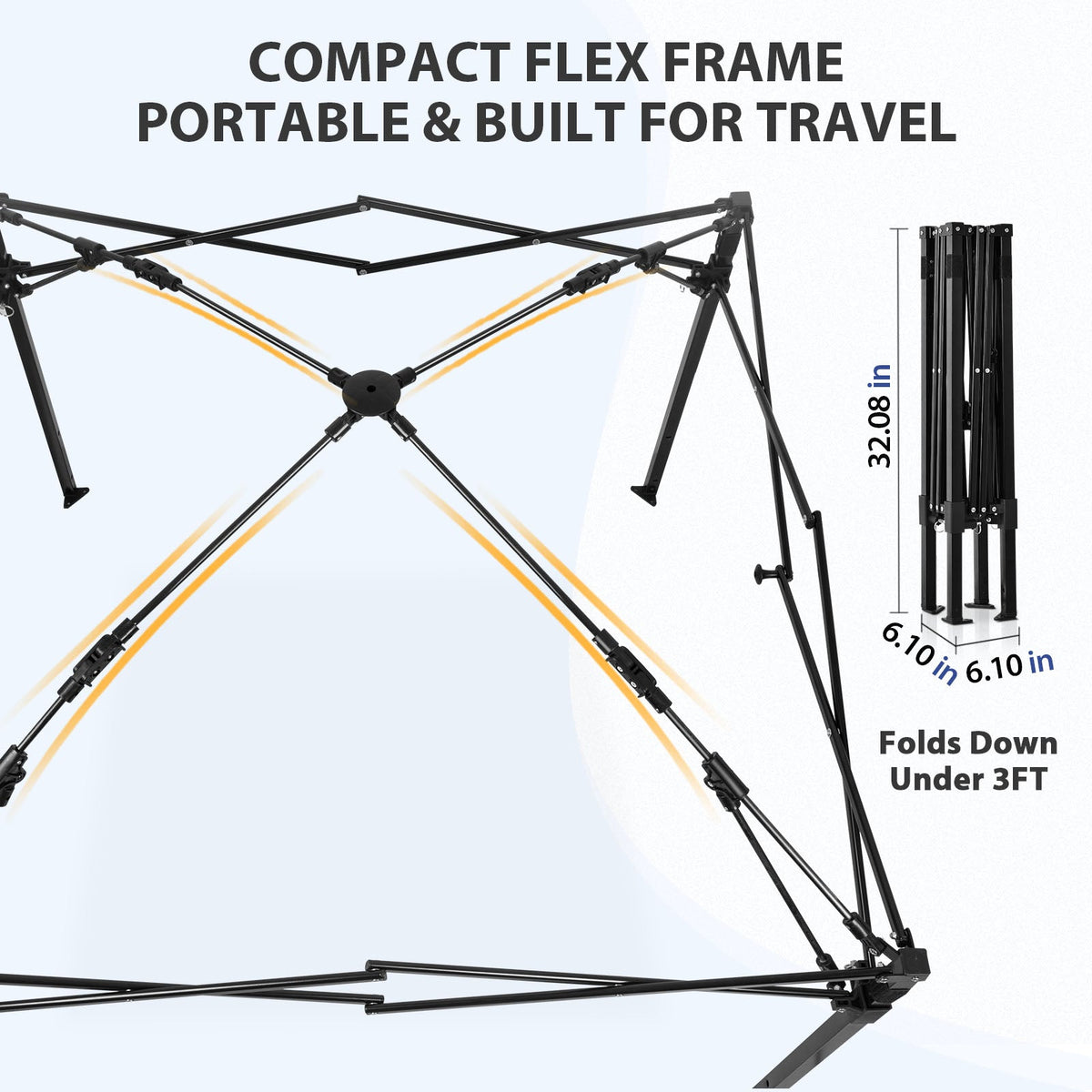 4x4 Pop Up Changing Tent, Portable Changing Room - Eagle Peak®