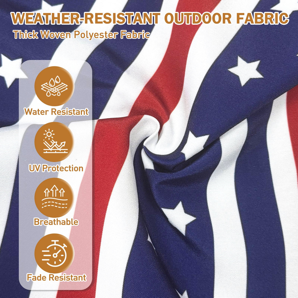 5" High Back Adirondack Chair Cushions, 49x20x5 in, Set of 1/2/4 - Eagle Peak Custom Canopy Tent