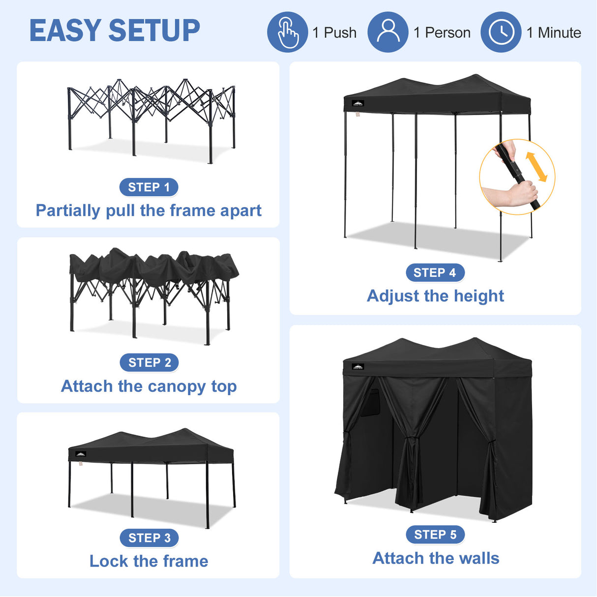 Outdoor Pop Up Changing Room 8x4 ft