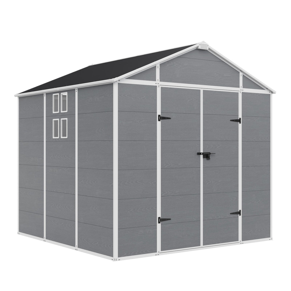 5x3/6x4/6x8/8x8/10x8 FT Outdoor Storage Shed with Floor - Eagle Peak®