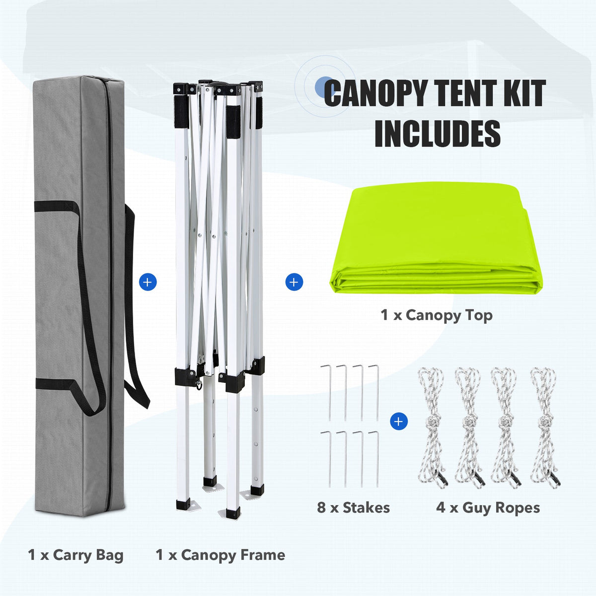 5x5 Pop Up Canopy Tent - Eagle Peak®