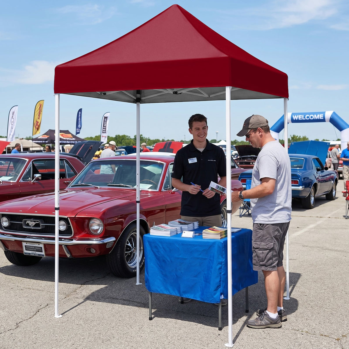 5x5 Pop Up Canopy Tent - Eagle Peak®