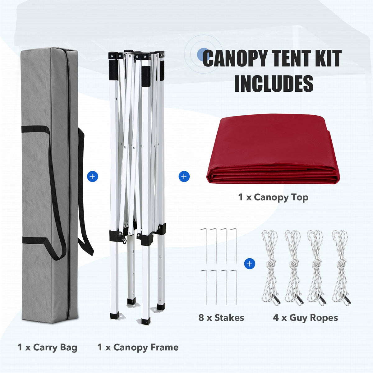 5x5 Pop Up Canopy Tent - Eagle Peak®