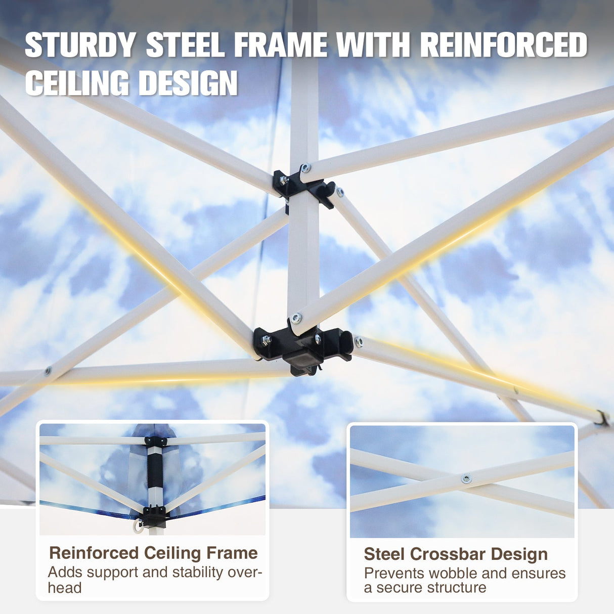 5x5 Pop Up Canopy Tent Instant Outdoor Canopy - Eagle Peak Custom Canopy Tent