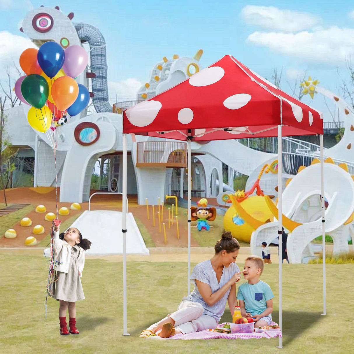 5x5 Pop Up Canopy Tent Instant Outdoor Canopy - Eagle Peak Custom Canopy Tent