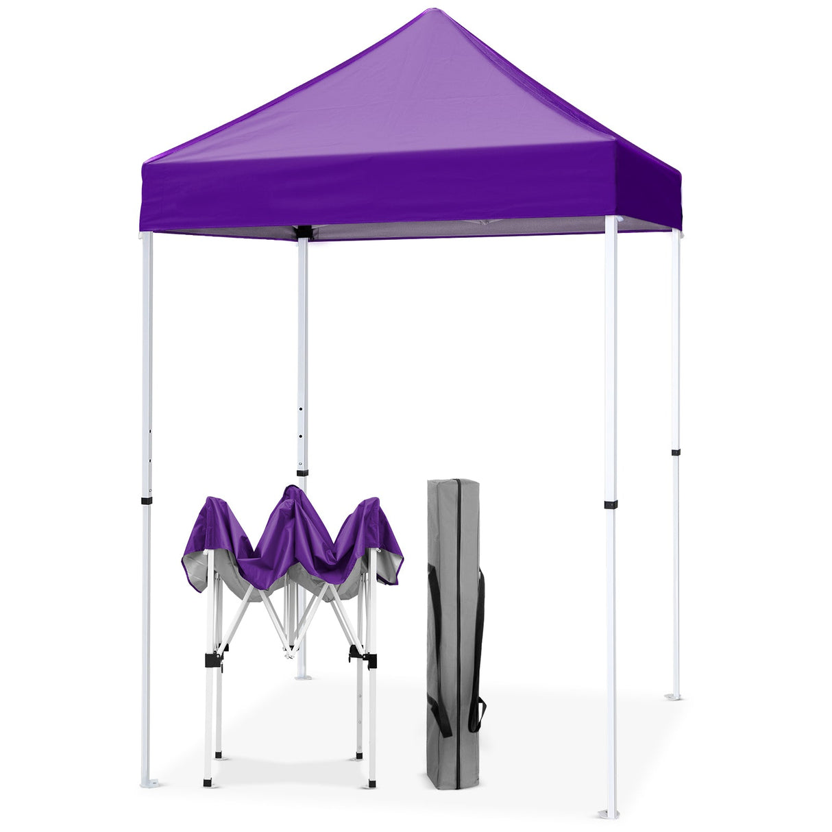5x5 Pop Up Canopy Tent Instant Straight Leg Outdoor Canopy Easy Set - up - Eagle Peak