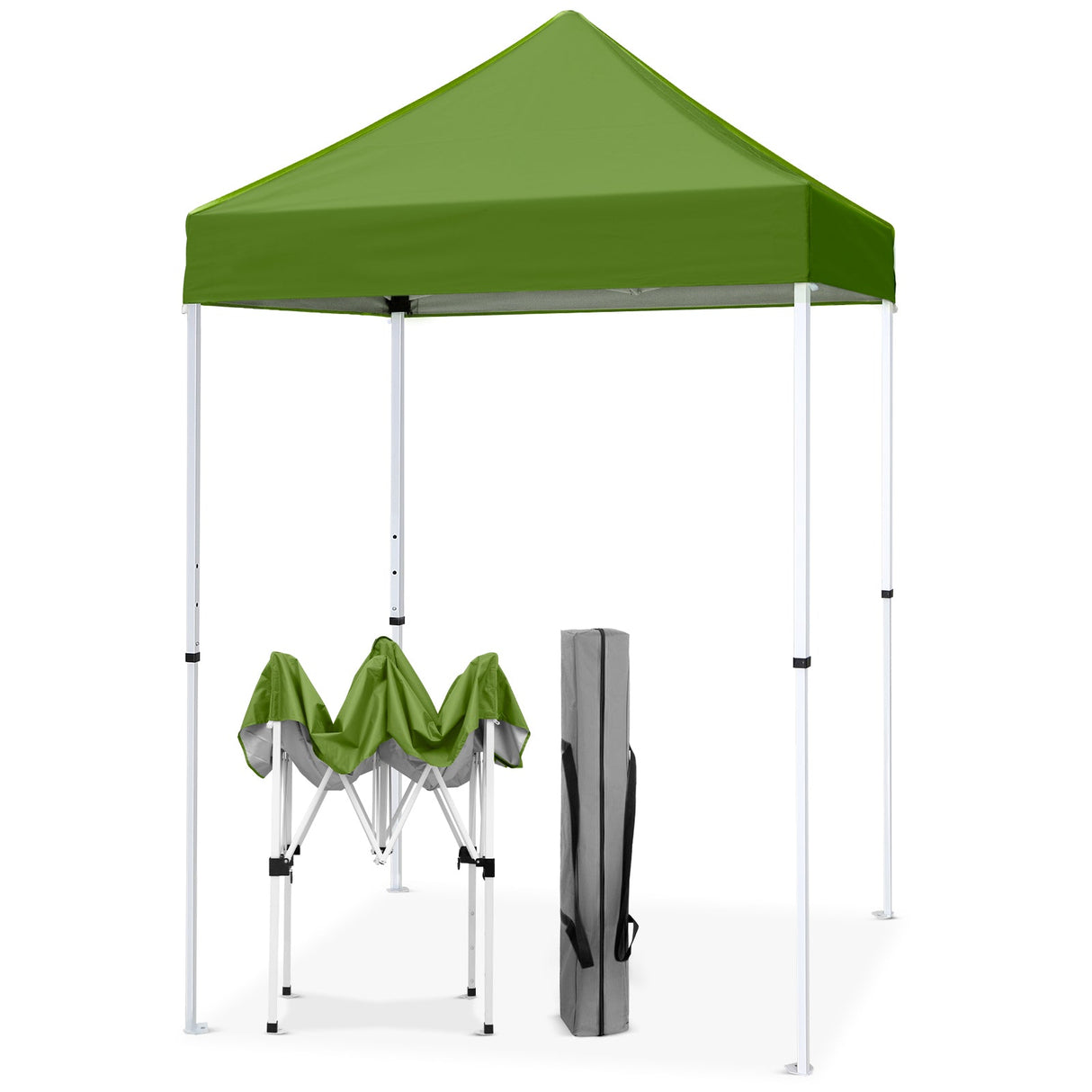 5x5 Pop Up Canopy Tent Instant Straight Leg Outdoor Canopy Easy Set - up - Eagle Peak