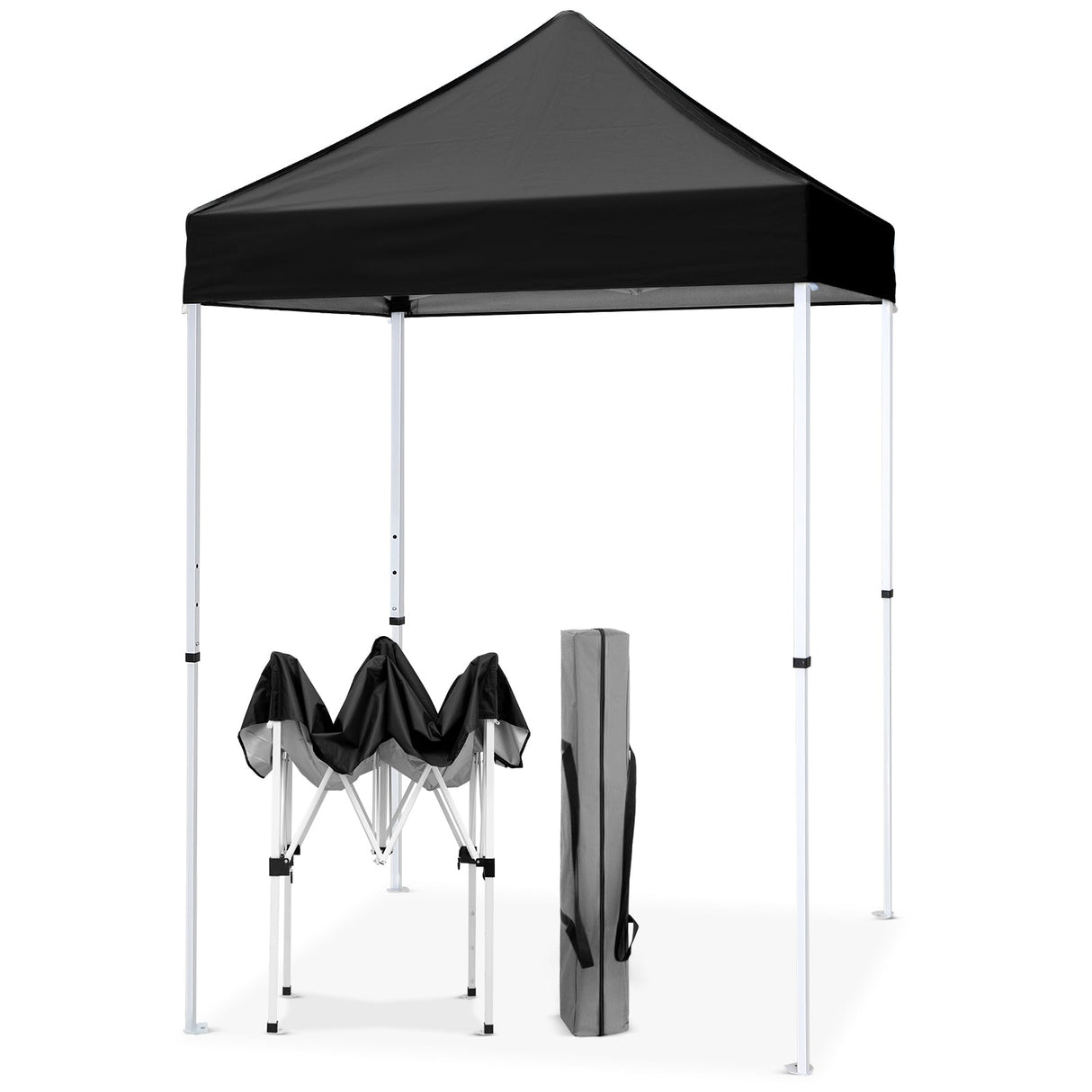 5x5 Pop Up Canopy Tent Instant Straight Leg Outdoor Canopy Easy Set - up - Eagle Peak