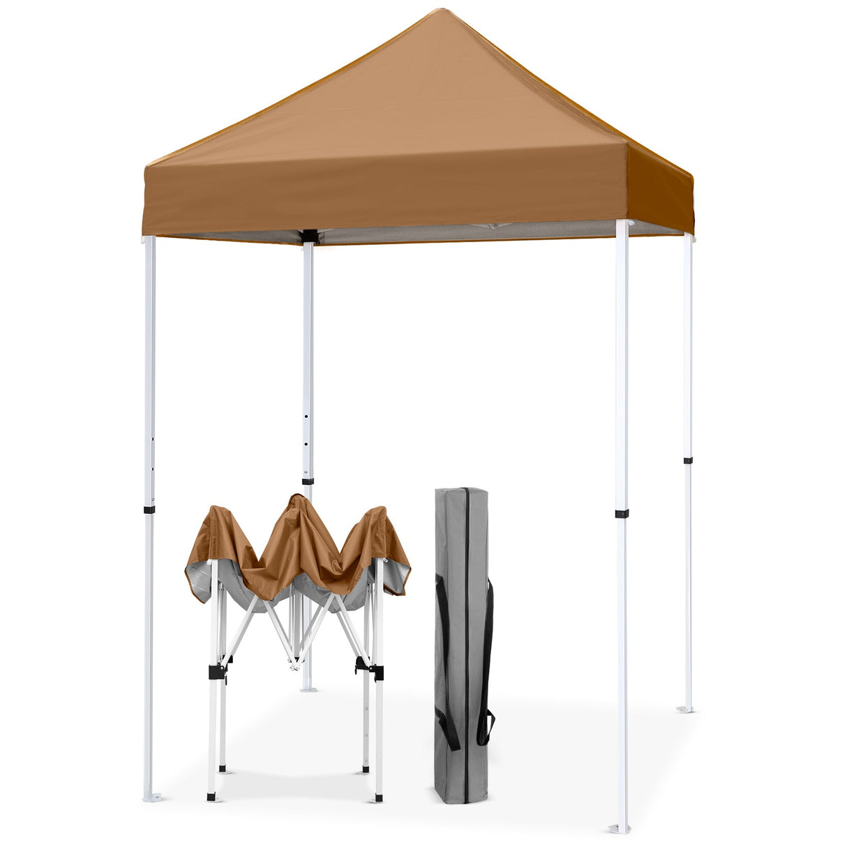5x5 Pop Up Canopy Tent Instant Straight Leg Outdoor Canopy Easy Set - up - Eagle Peak