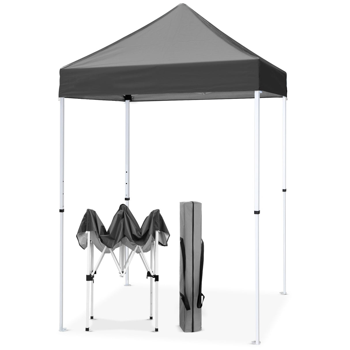 5x5 Pop Up Canopy Tent Instant Straight Leg Outdoor Canopy Easy Set - up - Eagle Peak